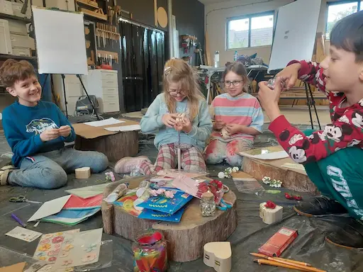 Kids art class